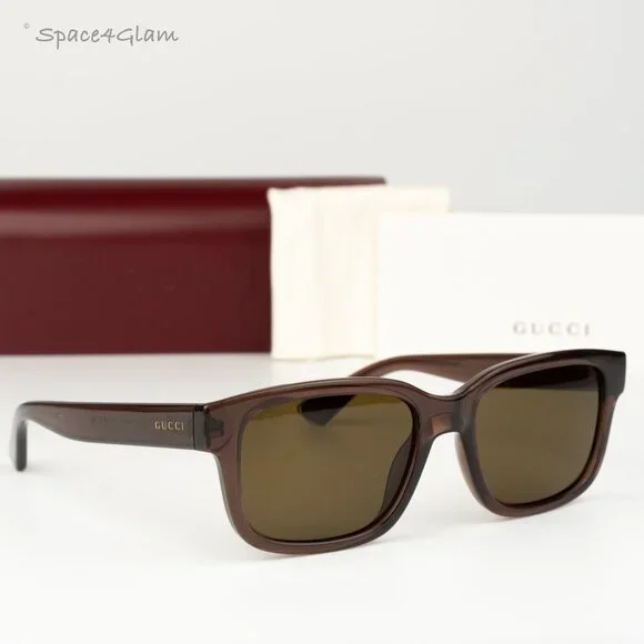 Buy Gucci GG1583S 004 56 Brown at best price – ModaBlvck display picture 1